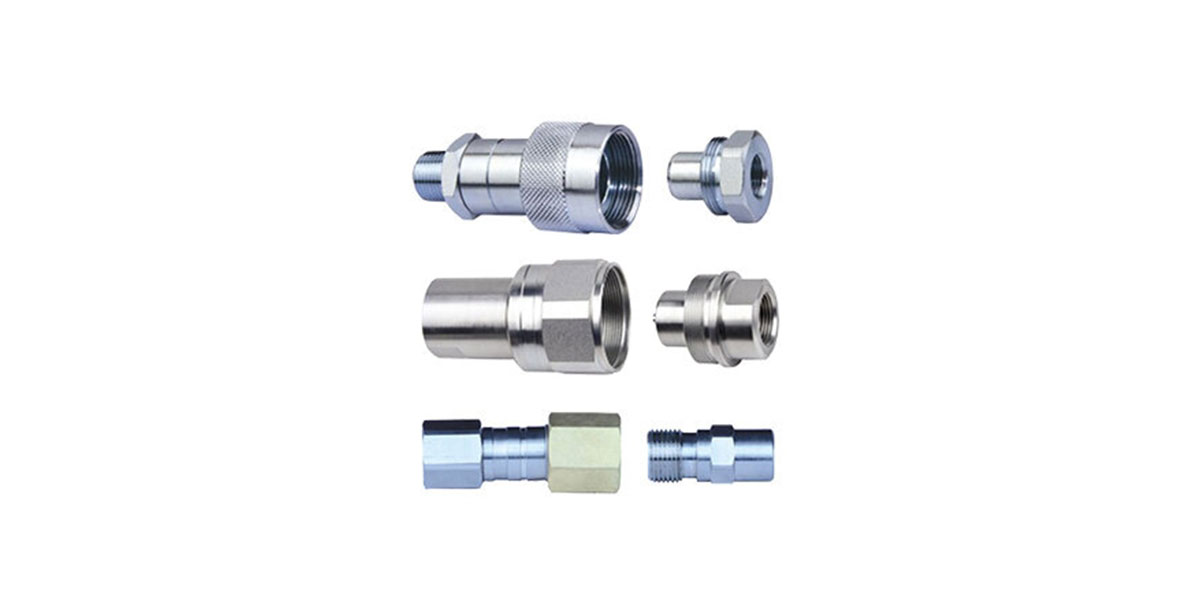 KZE-B Thread Locking Hydraulic Quick Coupling